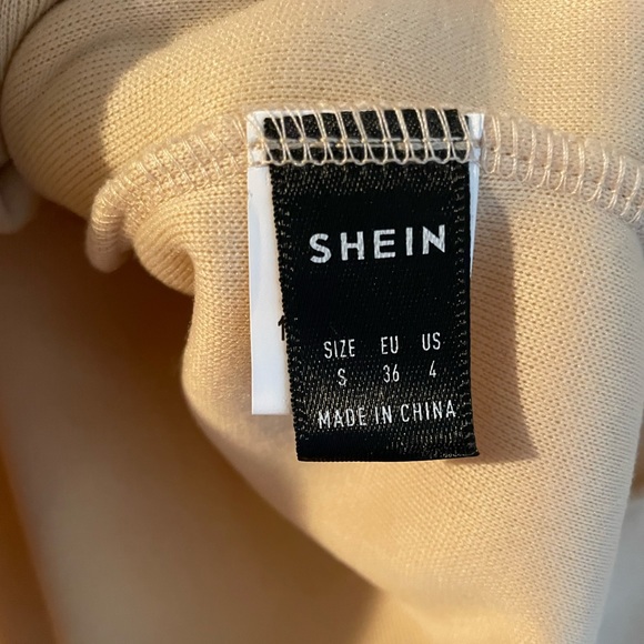 NWOT SHEIN Beige dress - Picture 3 of 3